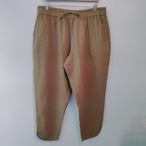 NWOT Pact Khaki Green Coastal Gauze XL